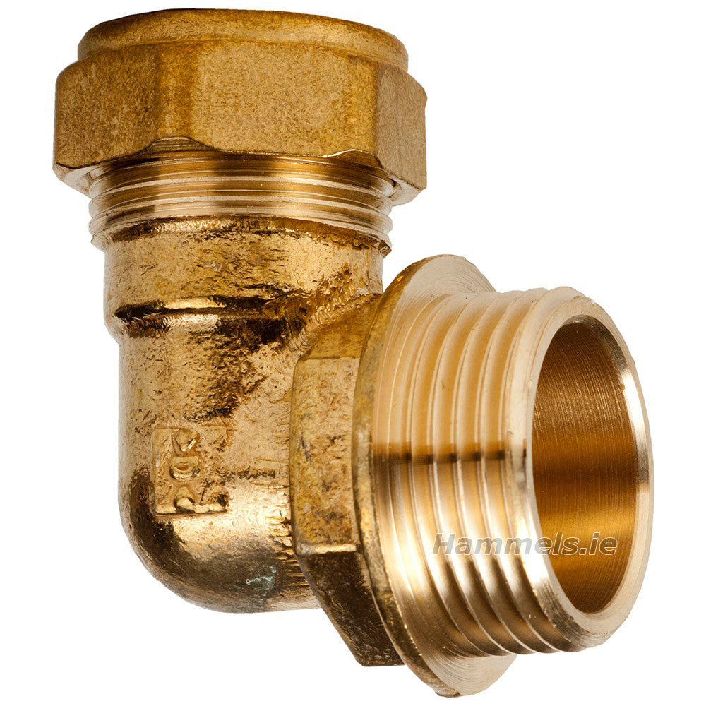 316 ELBOW COUPLER MALE | BRASS COMPRESSION