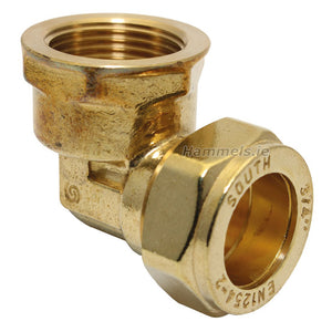 317 ELBOW COUPLER FEMALE | BRASS COMPRESSION