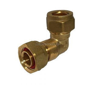 327 ELBOW CONNECTOR | BRASS COMPRESSION